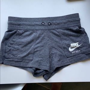 Grey Nike lounge shorts